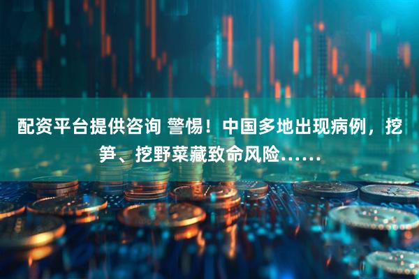 配资平台提供咨询 警惕！中国多地出现病例，挖笋、挖野菜藏致命风险……